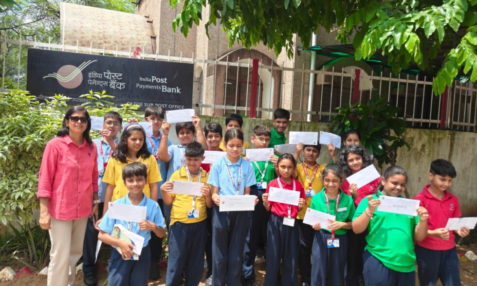 Post Office Visit on Hindi Day 2025